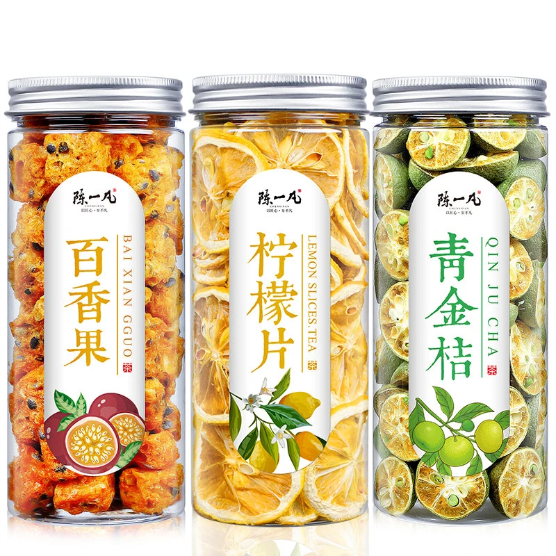陈一凡冻干金桔柠檬水果茶果味茶水果茶百香果茶冲饮泡茶罐装新鲜