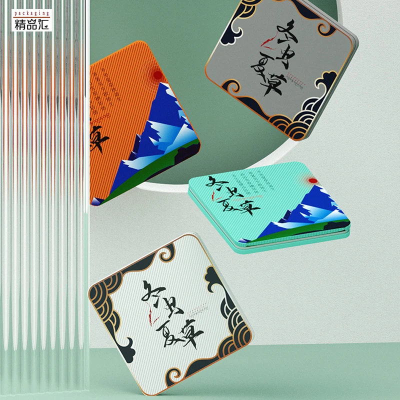 虫草包装小号铁盒5支装那曲冬虫夏草送礼品鉴装空盒外包装可定制