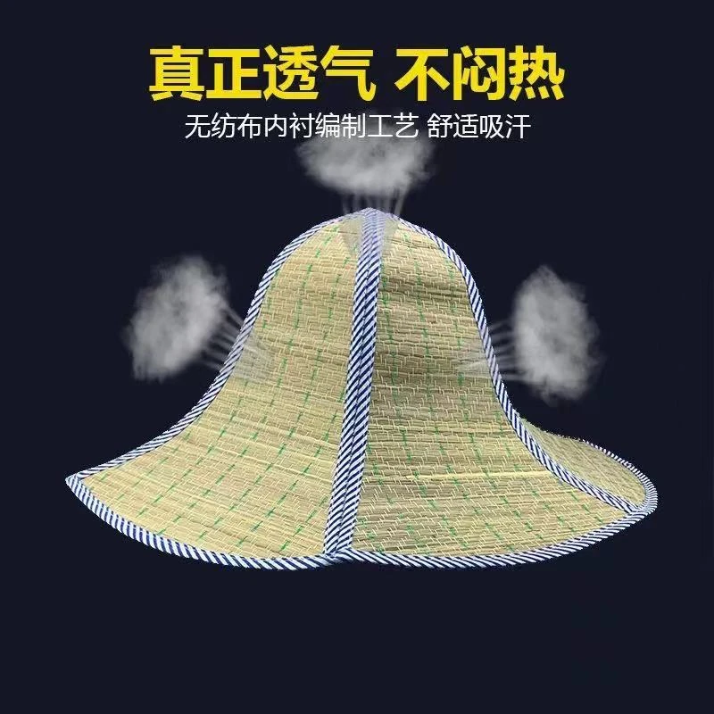 户外防晒折叠草帽男女款可折叠遮阳防晒太阳帽