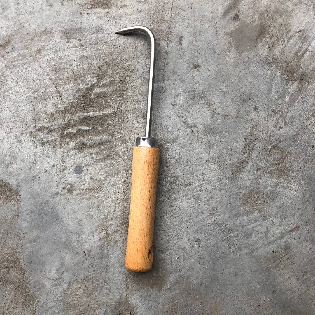 盆景根钩松土工具单爪根勾盆栽养护翻盆根部梳理施肥园艺工具