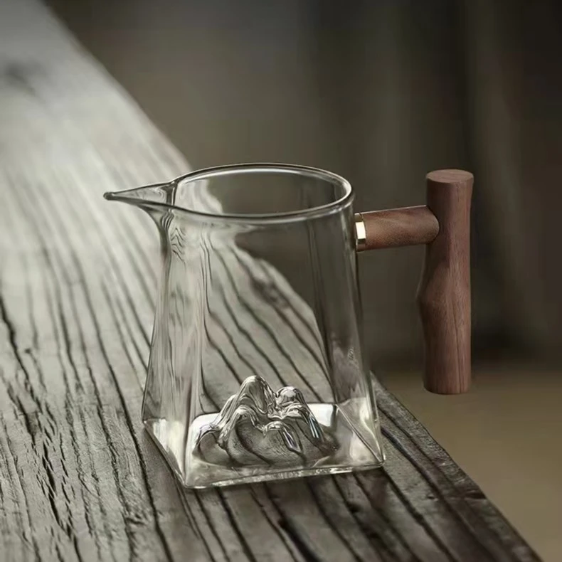 木把关山公杯防烫木柄长嘴功夫茶