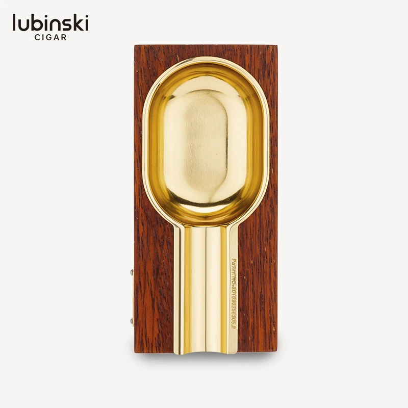 LUBINSKI 鸡翅木+锌合金单支装烟灰缸  LB-072