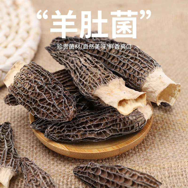 精选7-9CM羊肚菌竹笋妹专属链接饱满煲汤美味