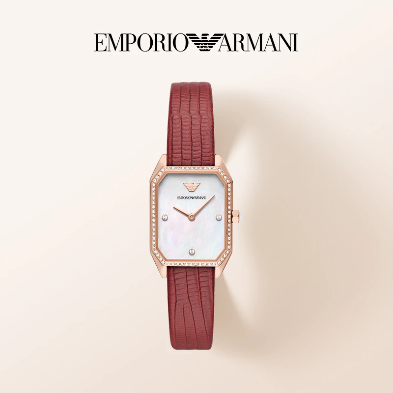 Emporio Armani/安普里奥·阿玛尼手表女时尚复古方形女表AR11467
