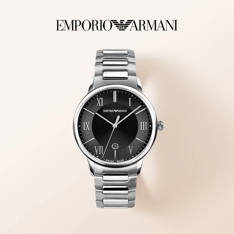 Emporio Armani/安普里奥·阿玛尼手表男瑞士进口石英男表ARS5001