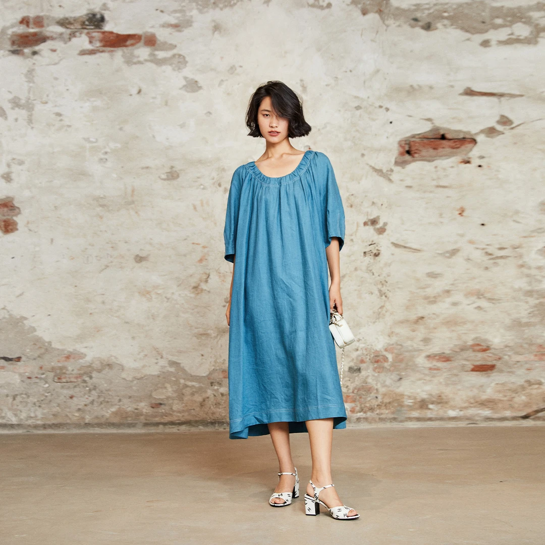 晶咕大码女装法式连衣裙女夏季2022新款高级感长裙女裙子撞色