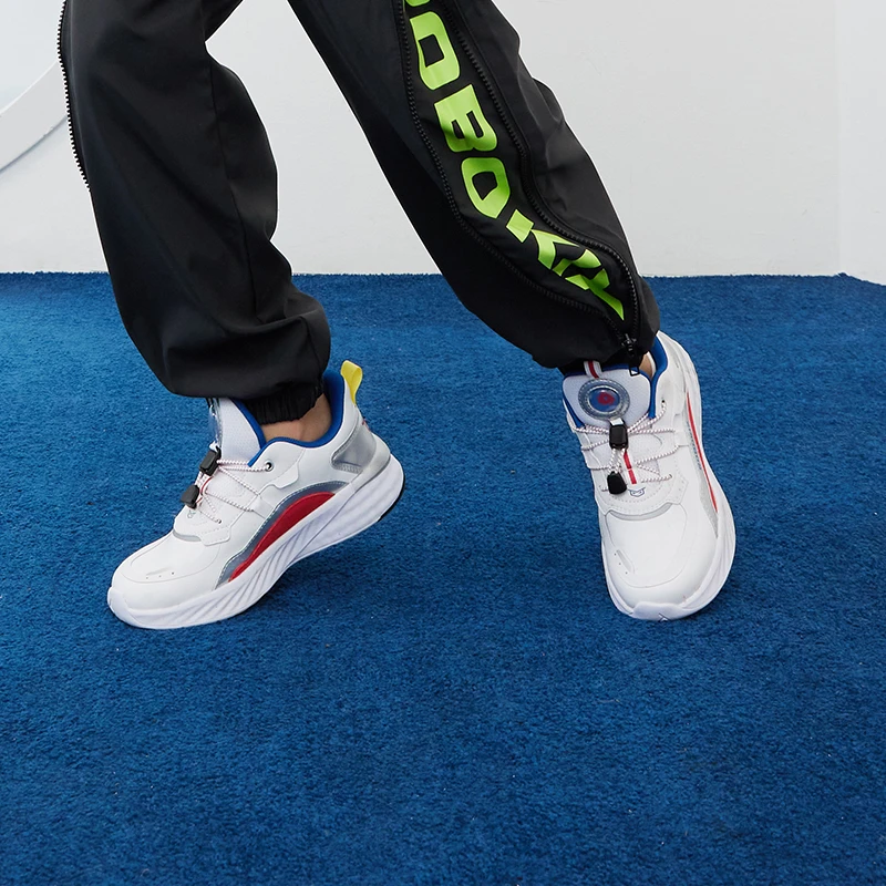 ROBOKIX春秋夏季新款儿童鞋男女童鞋透气网面轻便休闲小白鞋跑步