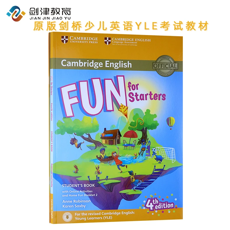 FUNFOR剑桥少儿中小学英语YLE考试教材Starters听说读写Cambridge