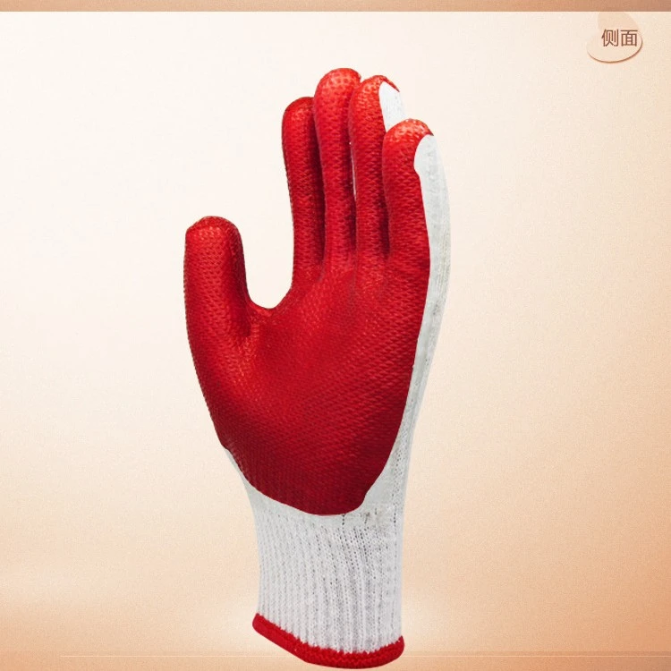 浸胶橡胶贴片手套防滑劳保手套男女劳动防护耐磨搬砖工地汽修干饭