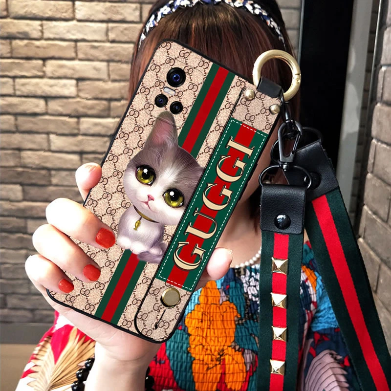 vivo S10手机壳硅胶vivo S10Pro保护套网红熊可爱软挂绳