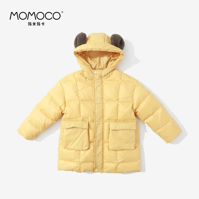 MOMOCO【922】儿童冬季时尚百搭小熊耳朵羽绒服 71830102013