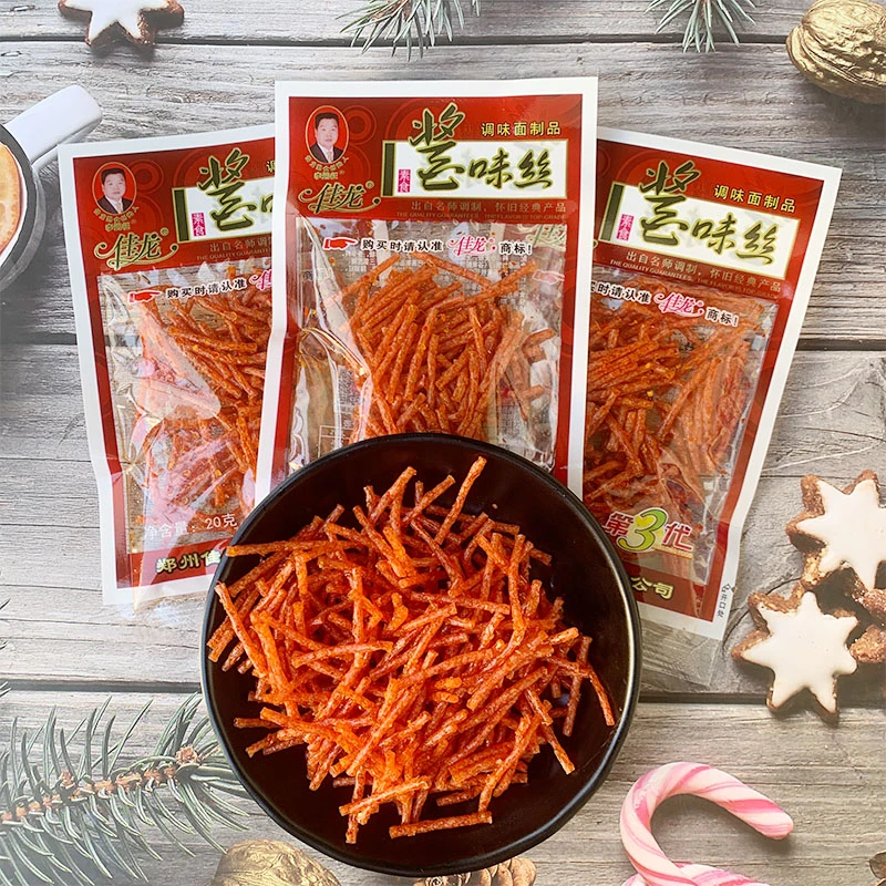 佳龙酱味丝麻辣条 香辣丝网红香菇丝 8090后儿时怀旧休闲零食小吃