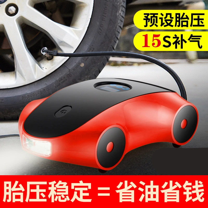 车载充气泵2022小轿车便携式汽车轮胎打气泵12v加气泵车用打气筒