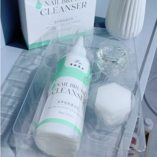 希妹美甲护笔洗笔清洁剂一套