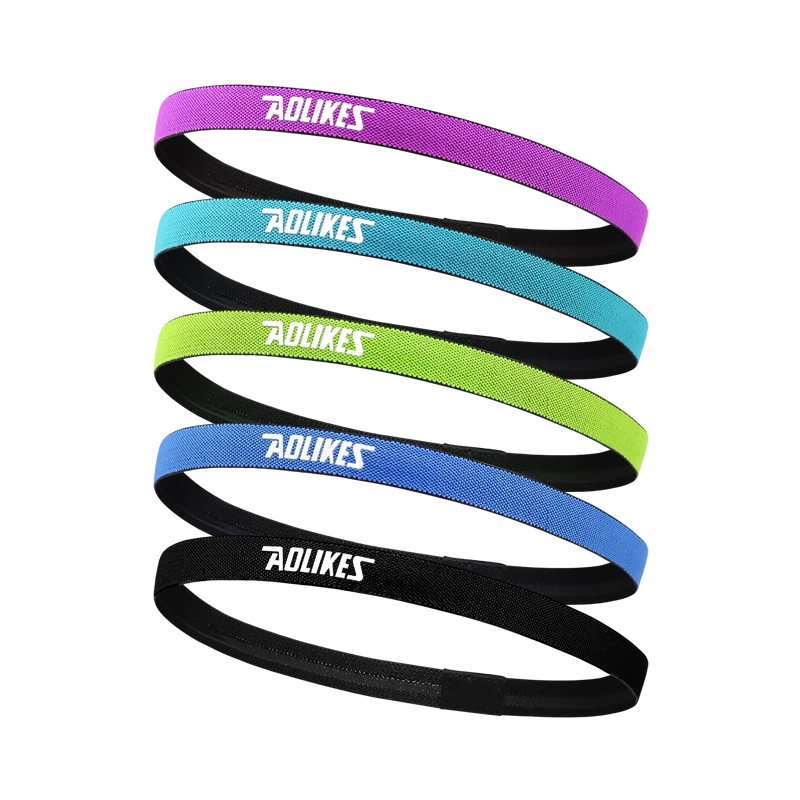 AOLIKES【仲老师专属】硅胶导汗带止汗不眯眼跳操运动头带跑步发带