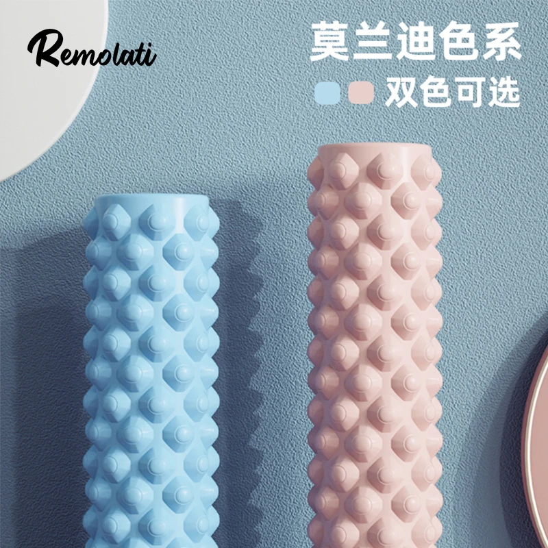 【Re】升级实心鼓点浮点新款莫兰迪色泡沫轴高分子EVA
