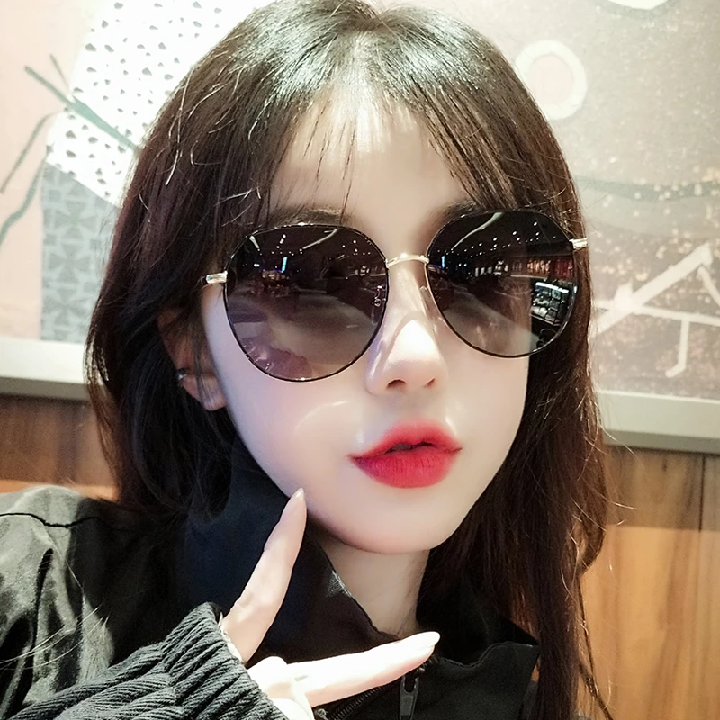 2025新款女士时尚墨镜韩版潮偏光防紫外线夏防晒太阳眼镜大脸显瘦
