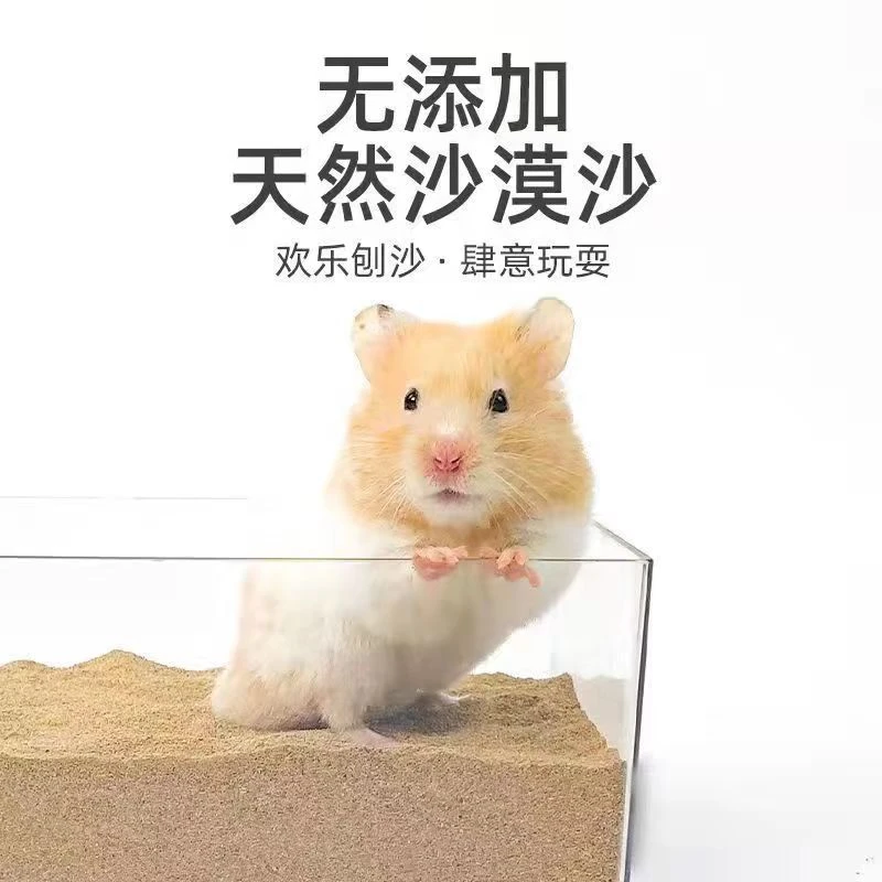 沙漠沙仓鼠浴沙金丝熊龙猫洗澡砂尿沙除臭沐浴清洁细腻白沙子