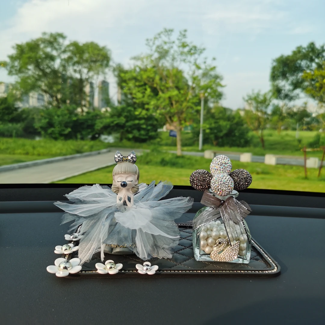 蓬蓬纱裙泡泡天使女孩车载摆件中控台饰品摆件时尚漂亮女神套餐