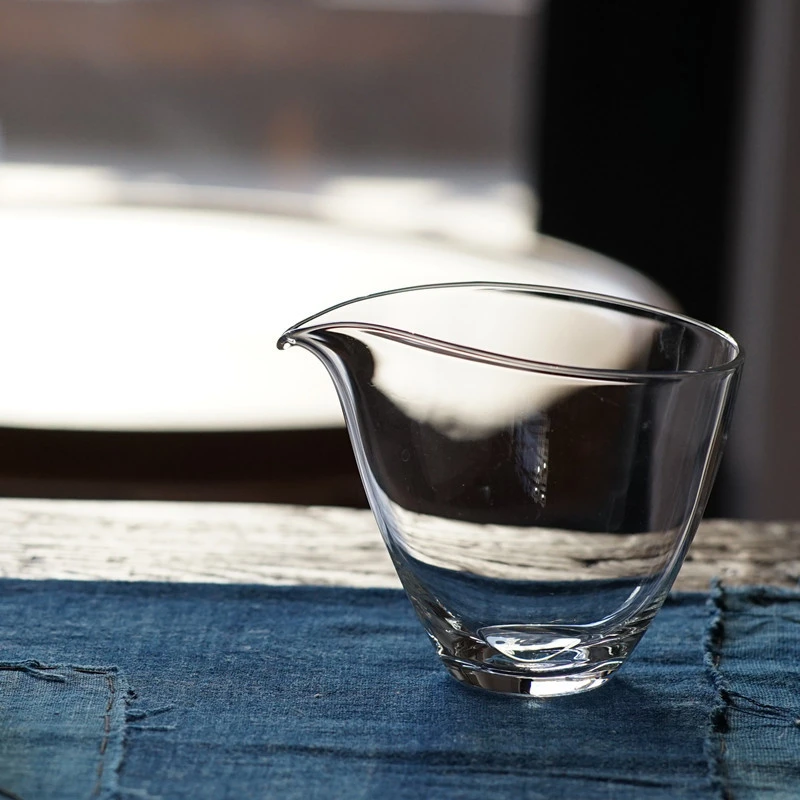 水滴公杯 公道杯耐热玻璃高硼硅日式玻璃器匀杯分茶茶席高品质