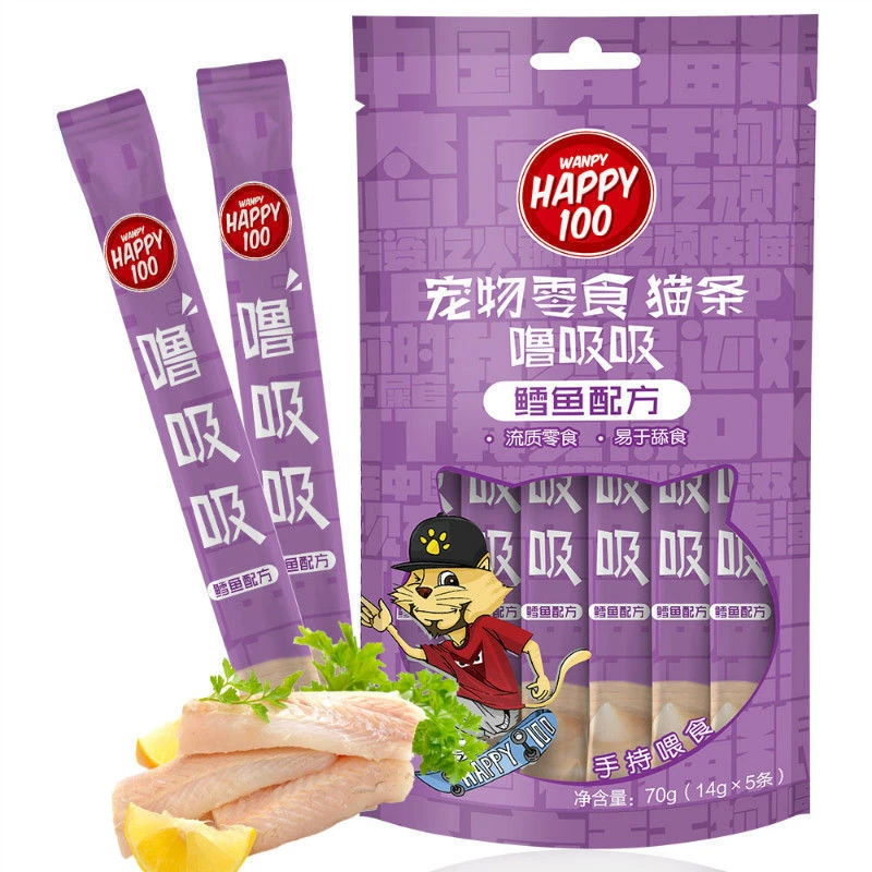 噜吸吸猫条猫咪零食湿粮成幼猫增肥发腮营养补钙鸡肉流质鸡肉流质