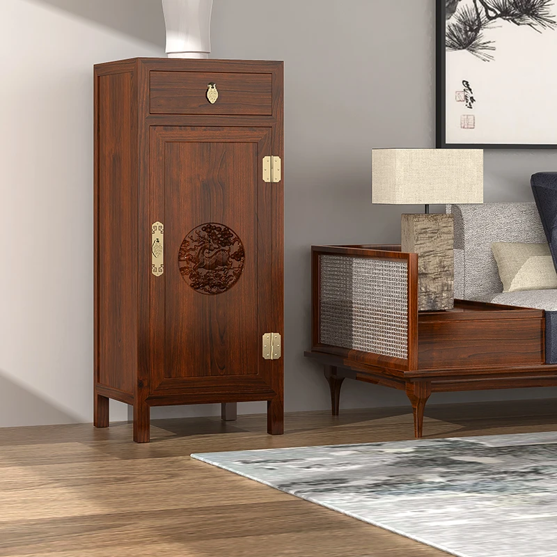 虎牌【新中式隐形保险柜展示柜】虎牌实木展示柜隐形保险柜110cm