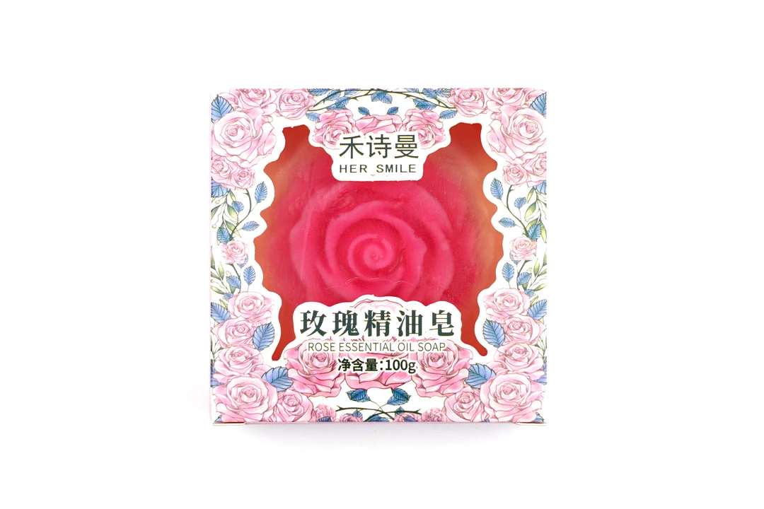 禾诗曼玫瑰精油皂100g