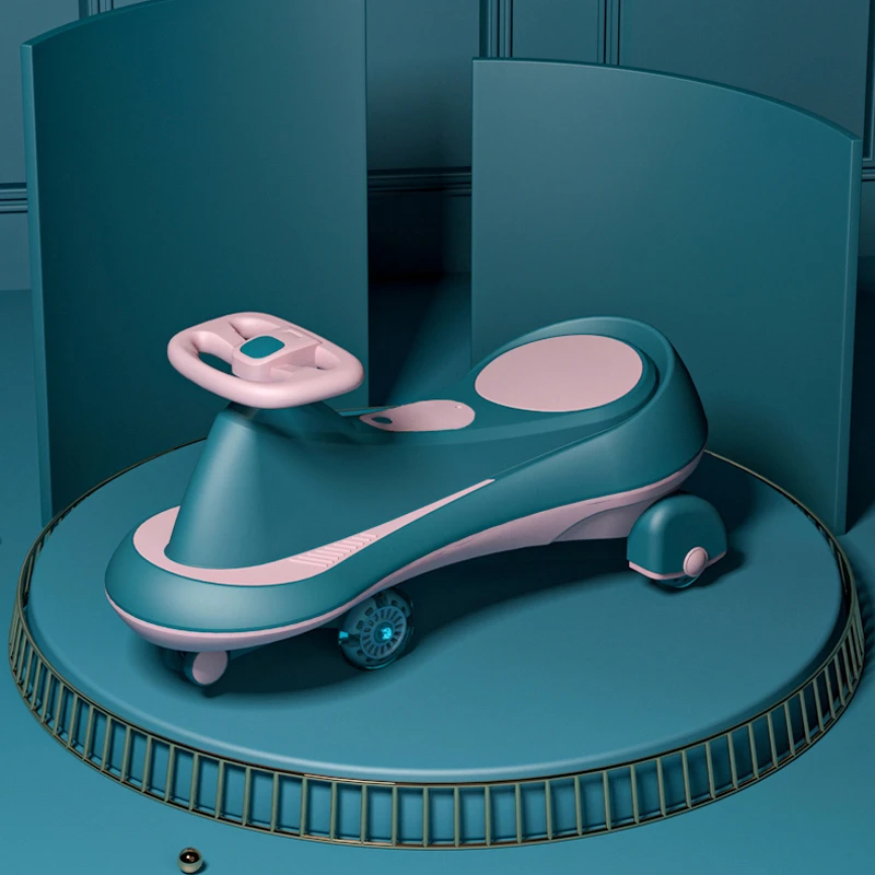 宝宝扭扭车闪光音乐静音轮全包底盘结实耐用时尚酷炫摇摆车玩具车