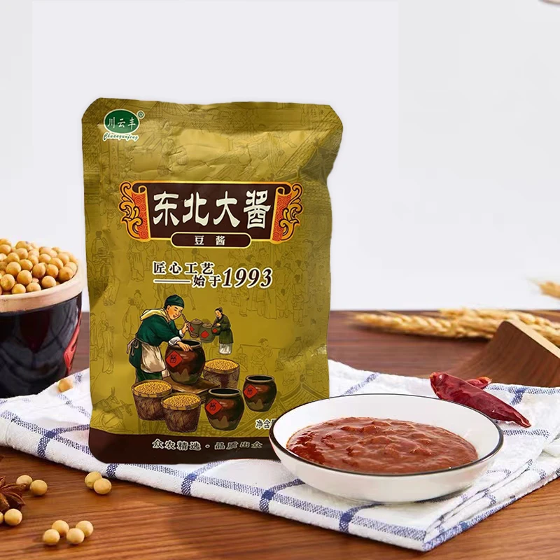【厂家直销】东北大酱 黄豆酱400克X6袋19.9包邮破损包赔