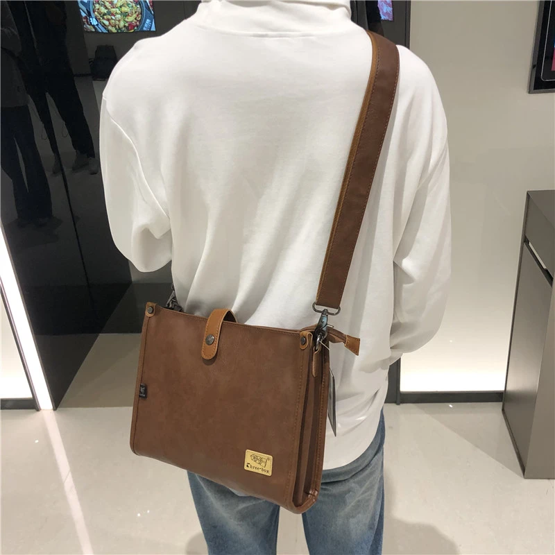 threebox韩国男士男款单肩包男女斜挎包日系学生英伦斜挎包男
