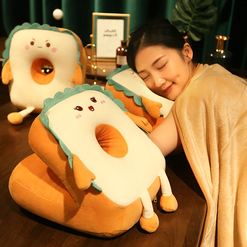 午睡枕办公室午睡神器趴睡枕冰丝护颈枕抱枕小学生卡通午休趴趴枕