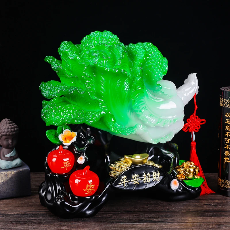 中号白菜家居开业礼品工艺品摆件