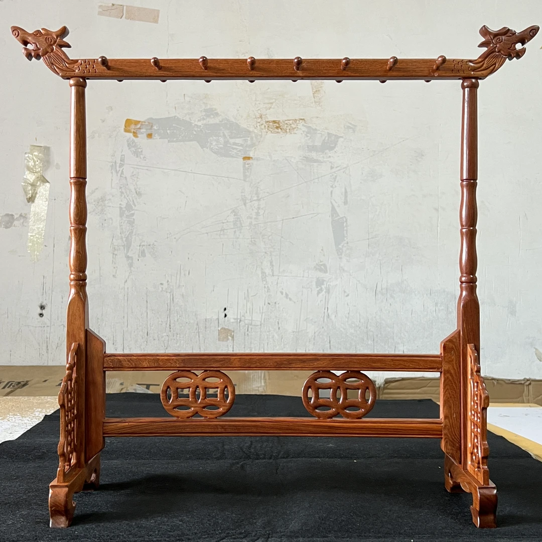 毛笔架木制大号笔挂木质（长61.5x宽16x高56cm)实木笔架 （微瑕）