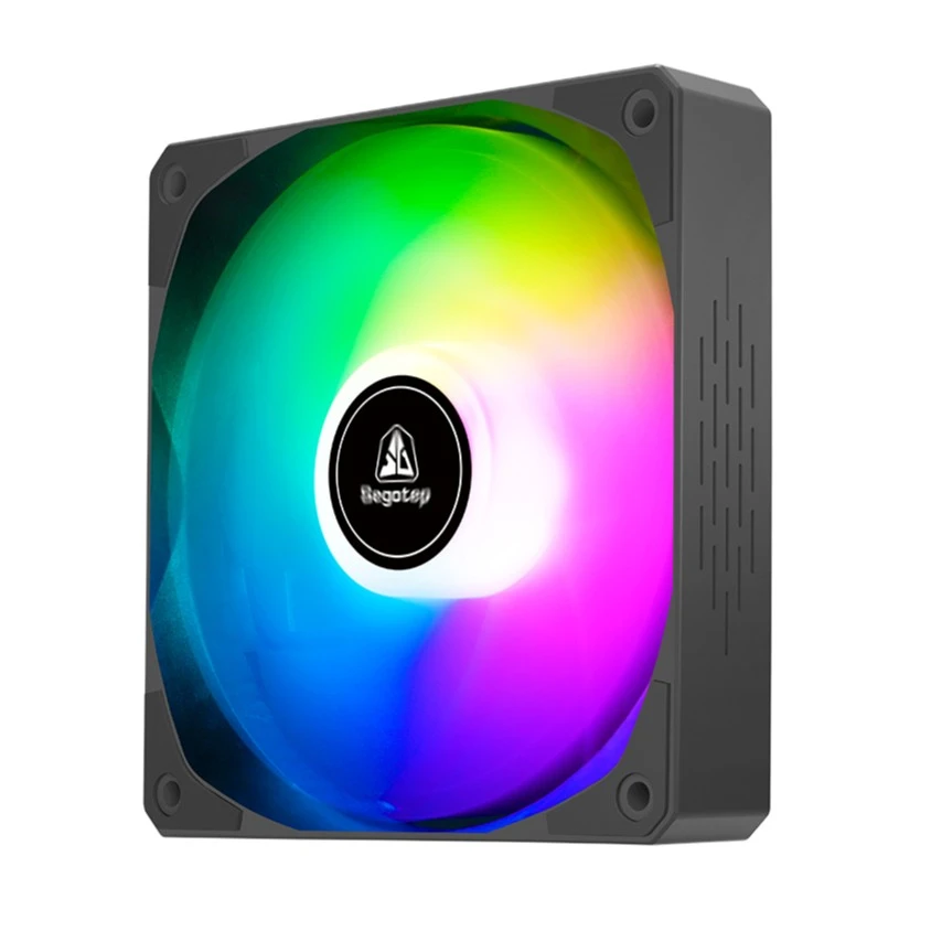 segotep/鑫谷冰霜12 黑白 5V主板同步ARGB 温控PWM机箱风扇