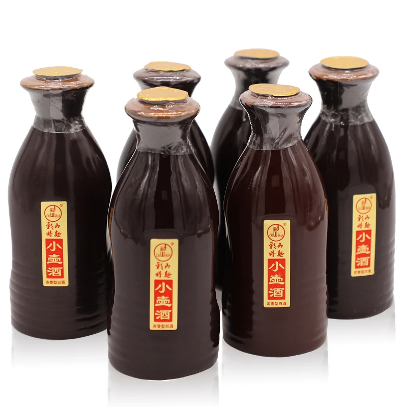 彩山特曲小棕壶【回馈福利】1瓶/浓香佳酿/纯粮食白酒39度125ml