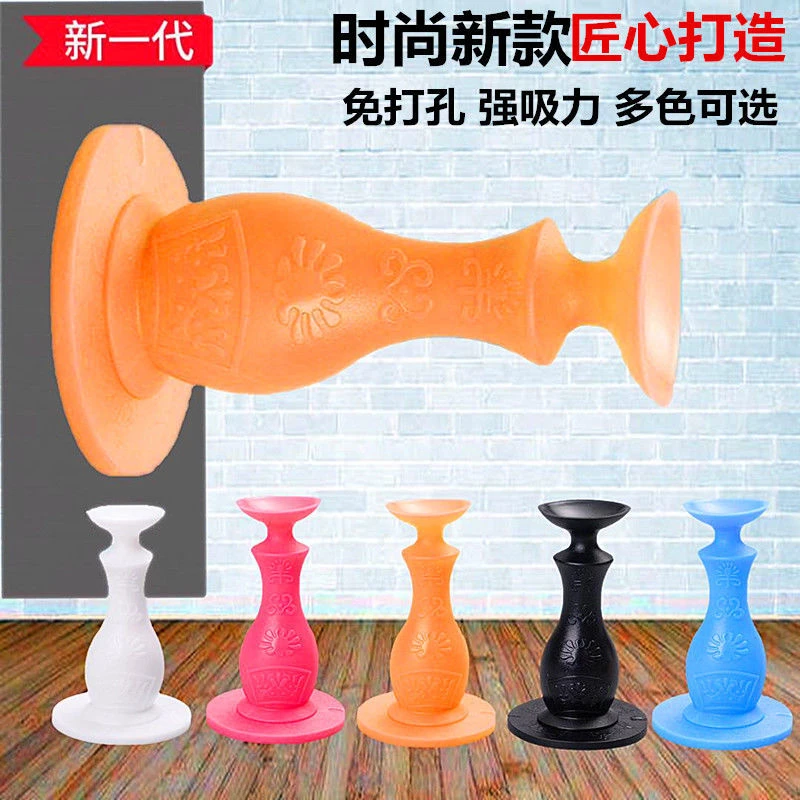 免打孔硅胶门吸卫生间门静音防撞垫橡胶塑料卧室门后地吸安全门挡