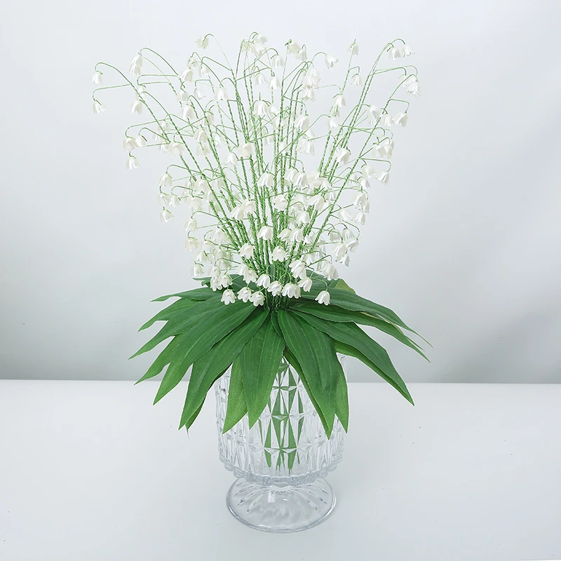 1瓶铃兰花材料包手工制作DIY创意手工花装饰品摆件