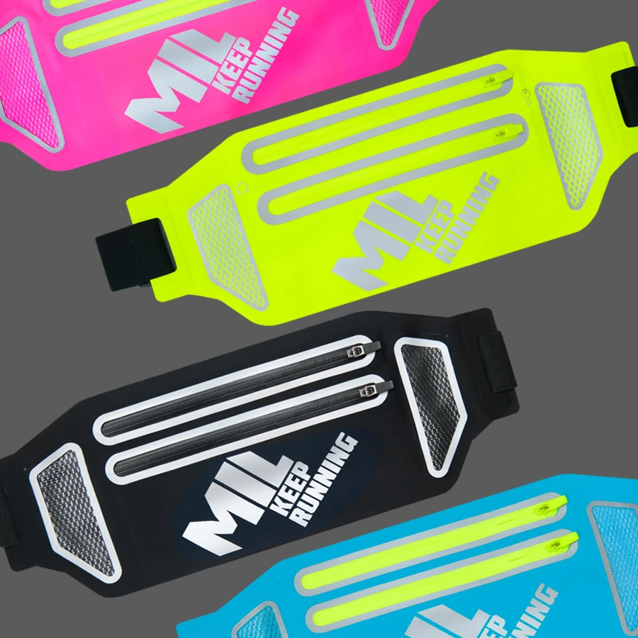 陌酷运动跑步腰包女跑步手机包防水多功能户外收纳袋马拉松装备