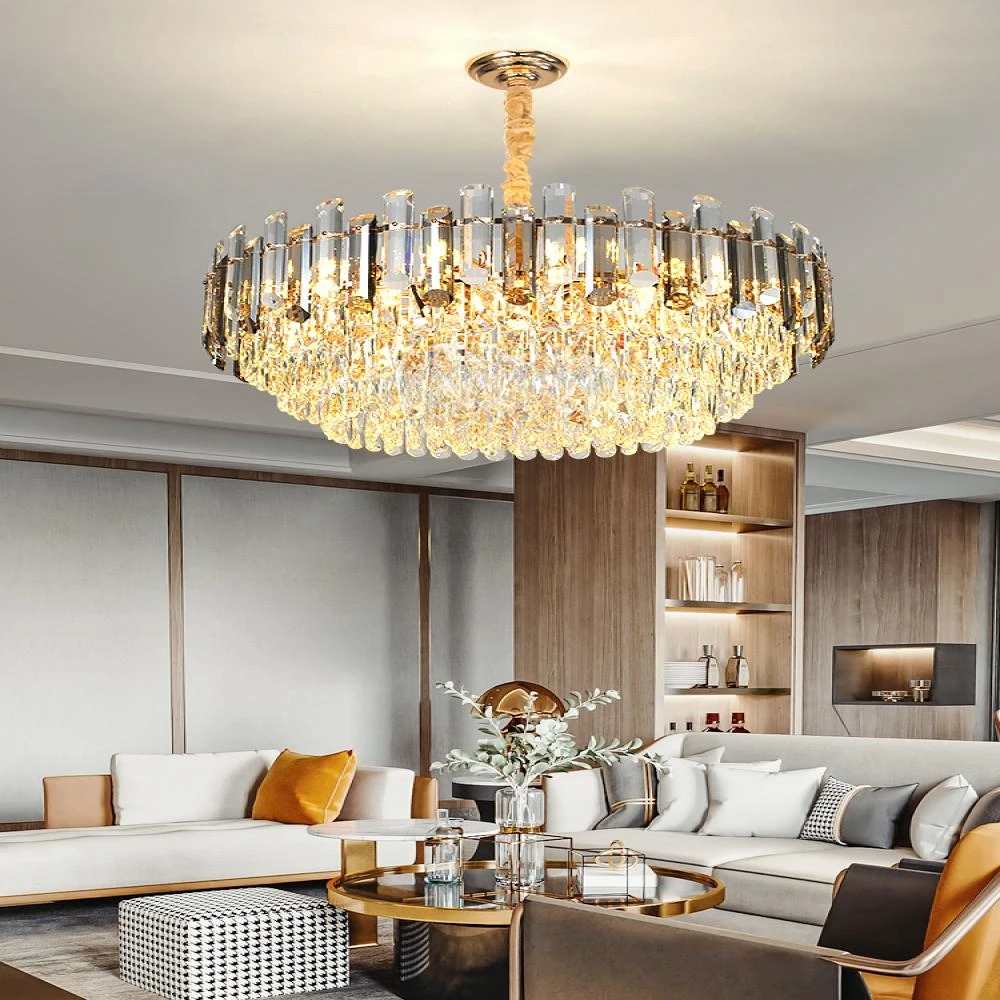 （特价商品不议价）水晶吊灯轻奢客厅灯简约现代时尚别墅灯大气餐厅