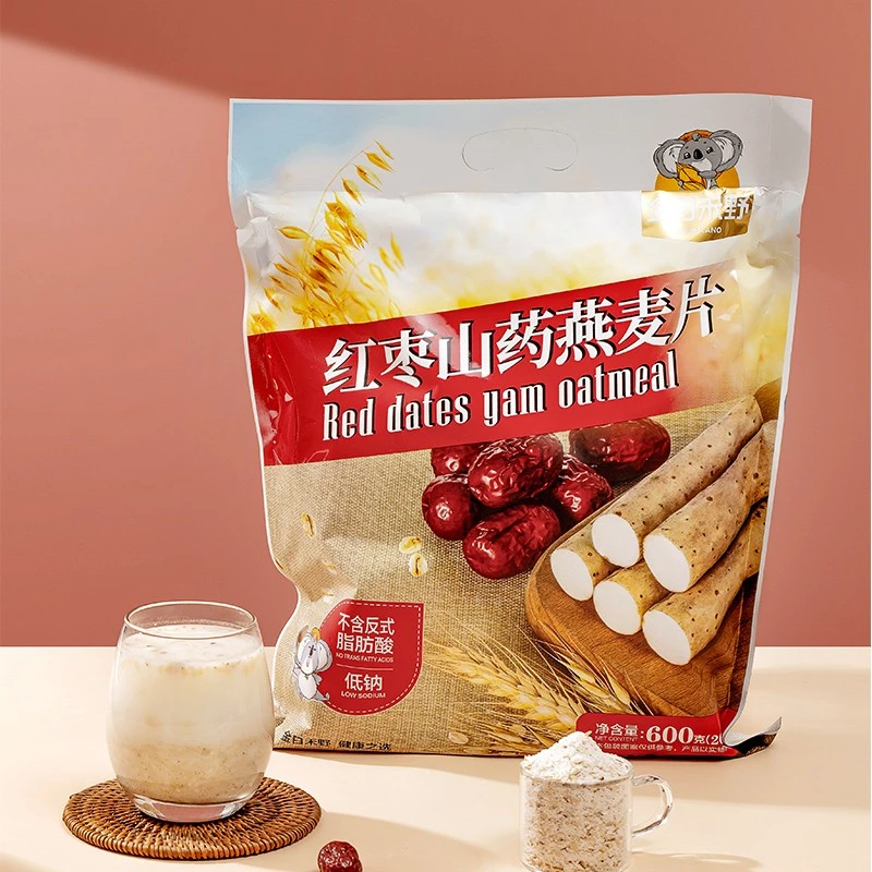 金日禾野山药红枣燕麦片营养早餐冲饮速食懒人冲泡独装小包装600g