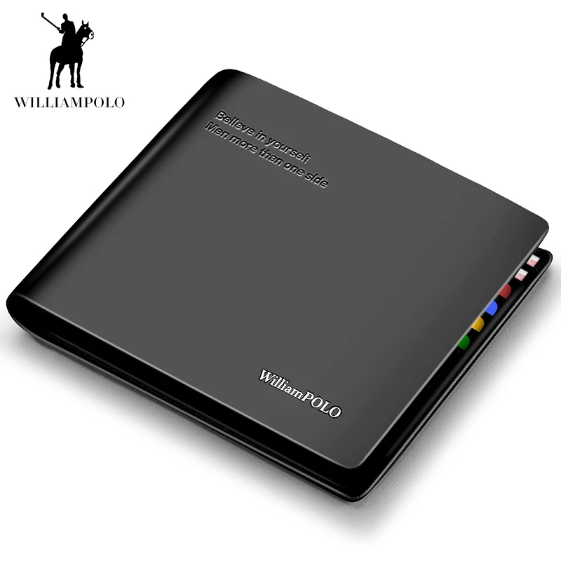 保罗钱包男2025新款头层牛皮男士名牌真皮皮夹短款休闲钱夹子学生