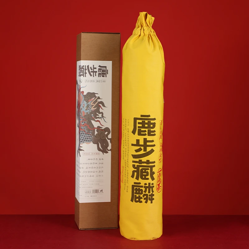 谦益吉安化黑茶非遗工艺领峰山鹿步藏麟百两花卷茶3.625kg 高品质