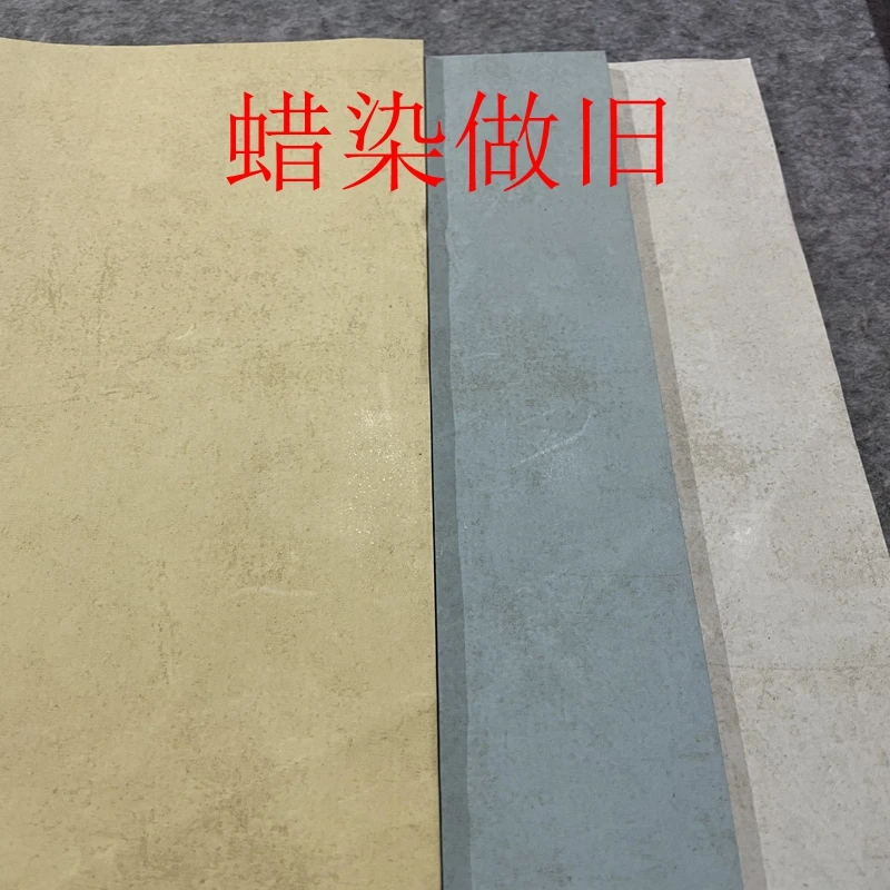 纯手工半生半熟做旧蜡染书法创作宣纸50张一包