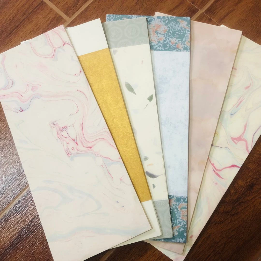 纯手工蜡染焕彩一笔笺14*34厘米20张1包