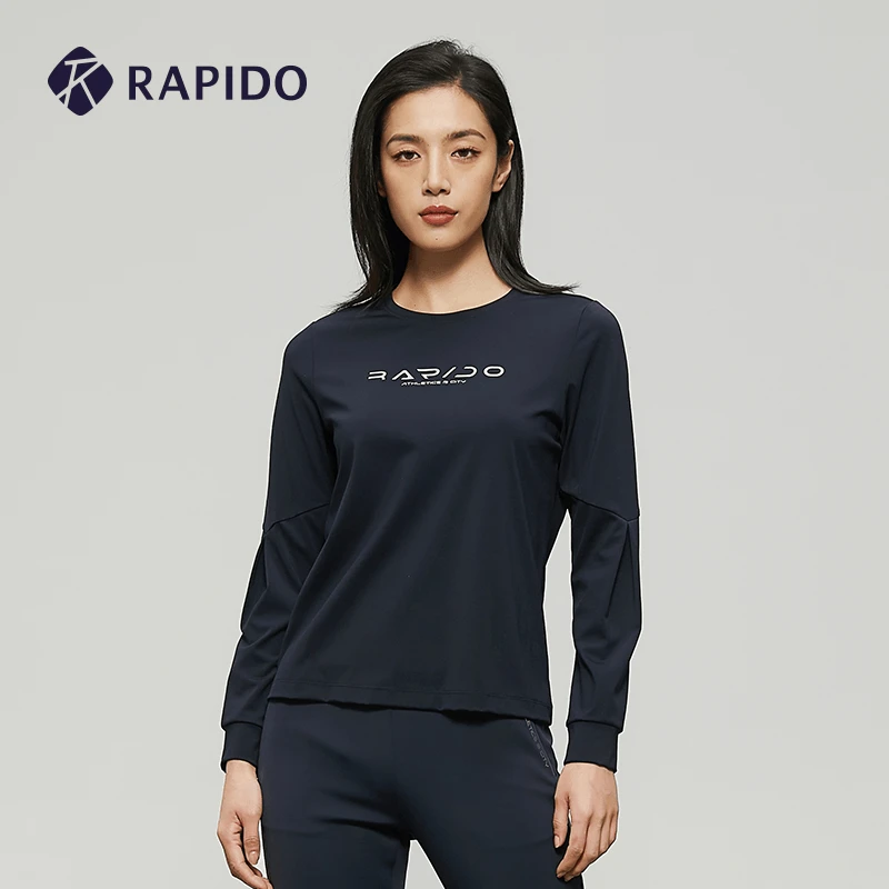 RAPIDO雳霹道2022春秋新品女士圆领印花卫衣 CP2Z41L01