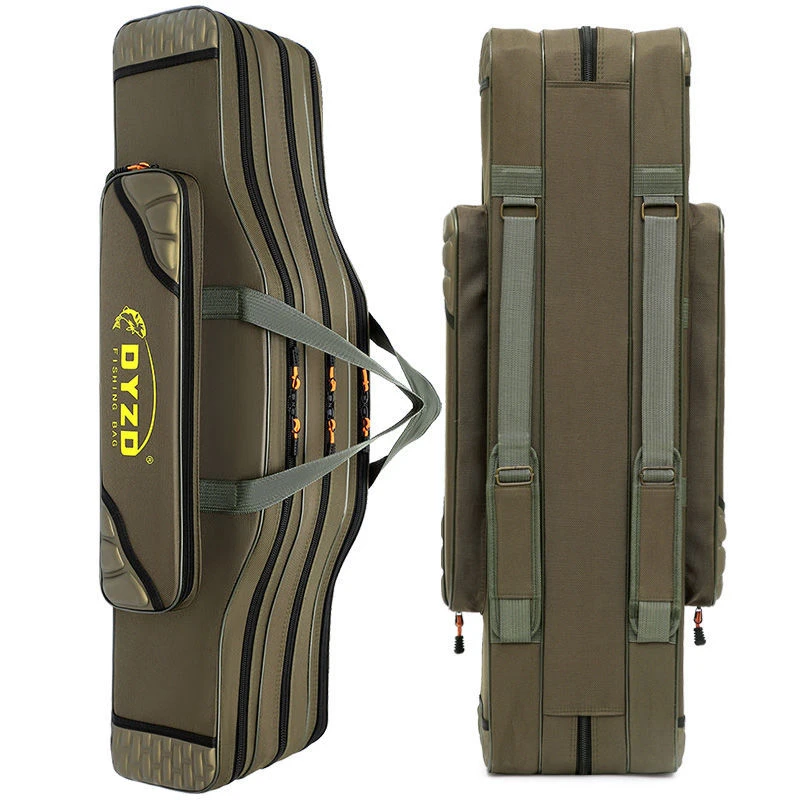 免拆轮鱼竿大肚钓鱼海杆海竿收纳包鱼竿包渔具包大肚包鱼竿收纳