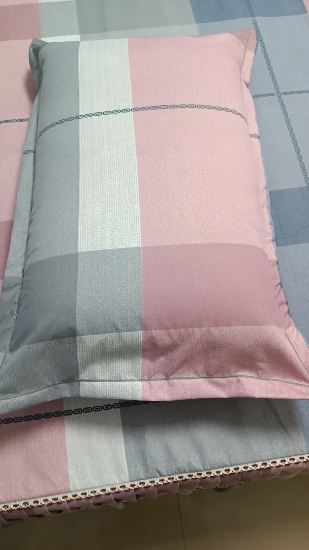 枕套,50X80cm,床罩配套枕套,一对装枕头大号加厚透气斜纹学生