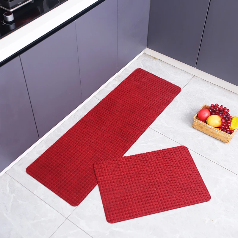 厨房地垫家用吸水防滑垫长条防水防油耐脏脚垫门垫定制门口除尘垫