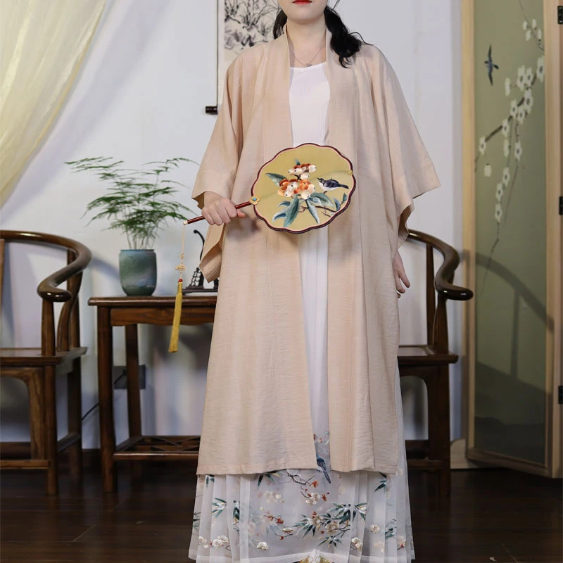 空谷記  汉服长干寺褙子