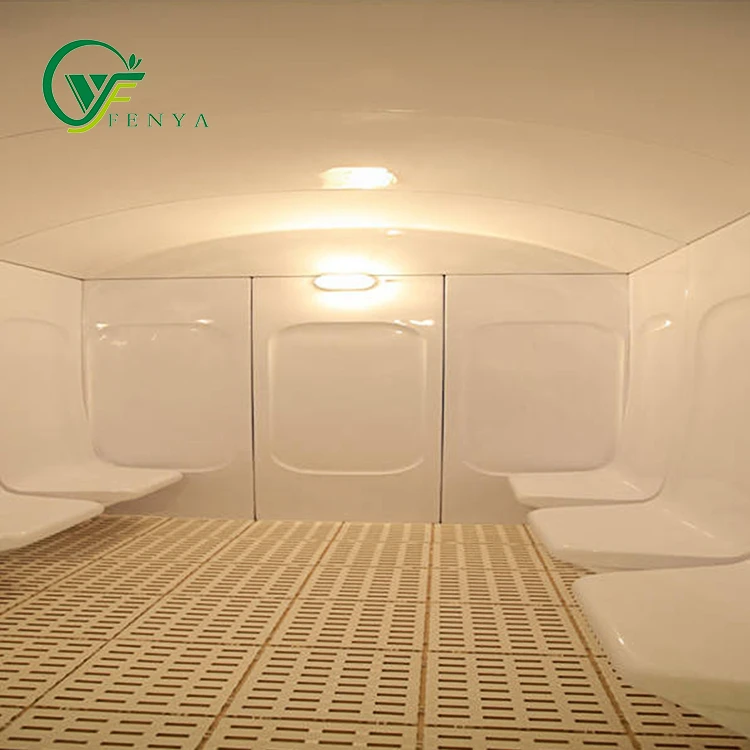 亚克力湿蒸房厂家直供规格齐全有机玻璃防潮耐用湿蒸桑拿房含凳子